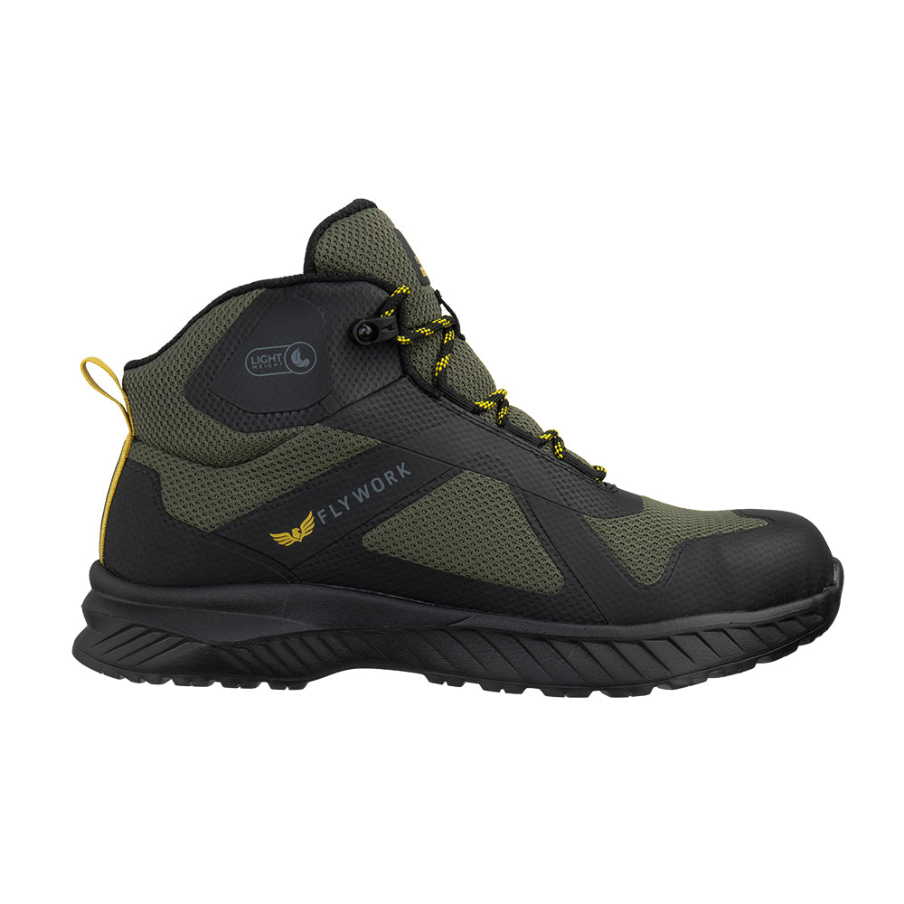 ZAPATILLA DE TRABAJO EDBK FLY WORK 2 DK GREEN BLACK